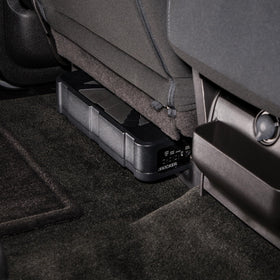 KICKER 51HS8 Hideaway Velcro straps simplify installation and removal.