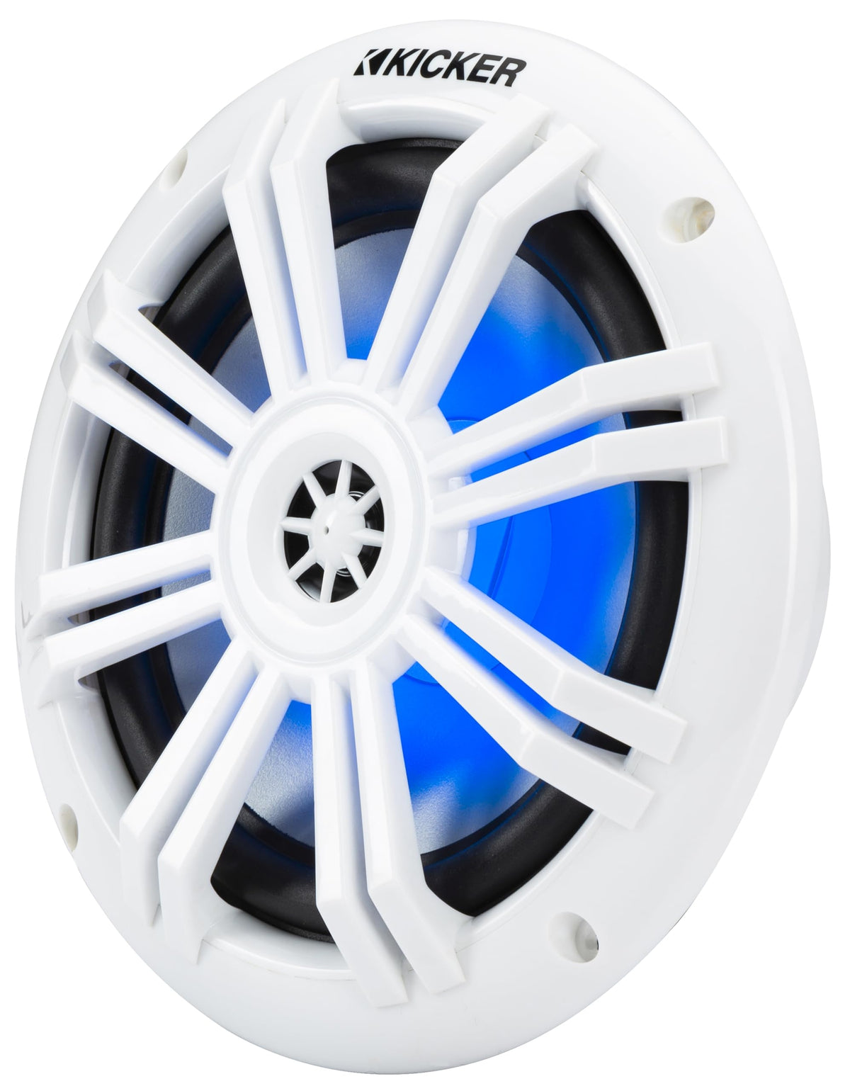KICKER 51KM604WL marine-grade design highlights rugged durability in saltwater settings.
