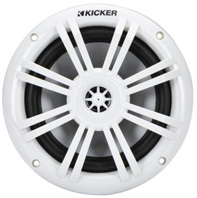 KICKER 51KM604WL Santoprene surround supports responsive bass on deck.