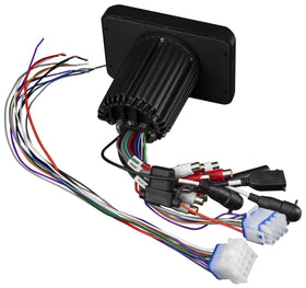 KICKER 51KMC4 3-inch hole cutout simplifies dash installation.