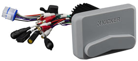 KICKER 51KMC4 Bluetooth connectivity enables wireless streaming and device pairing.