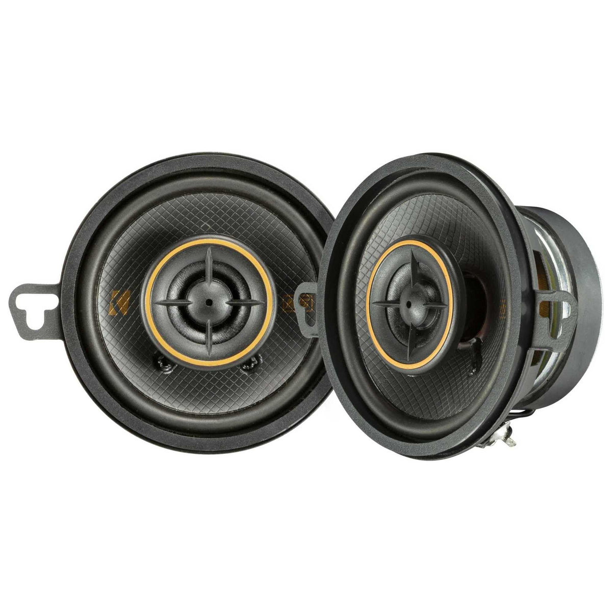KICKER 51KSC3504 front view shows compact KS-Series fit for easy installation.