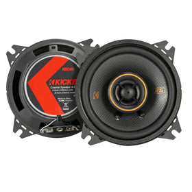 KICKER 51KSC404 front view coaxial speaker for enhanced midrange clarity