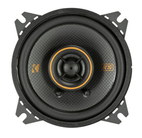 KICKER KS-Series 4-inch coaxial driver side profile for compact vehicle fit