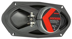 KICKER KS-Series 4x10 pair installed in a vehicle
