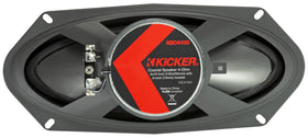 KICKER KS-Series 4x10 polypropylene cone close-up for strong midbass