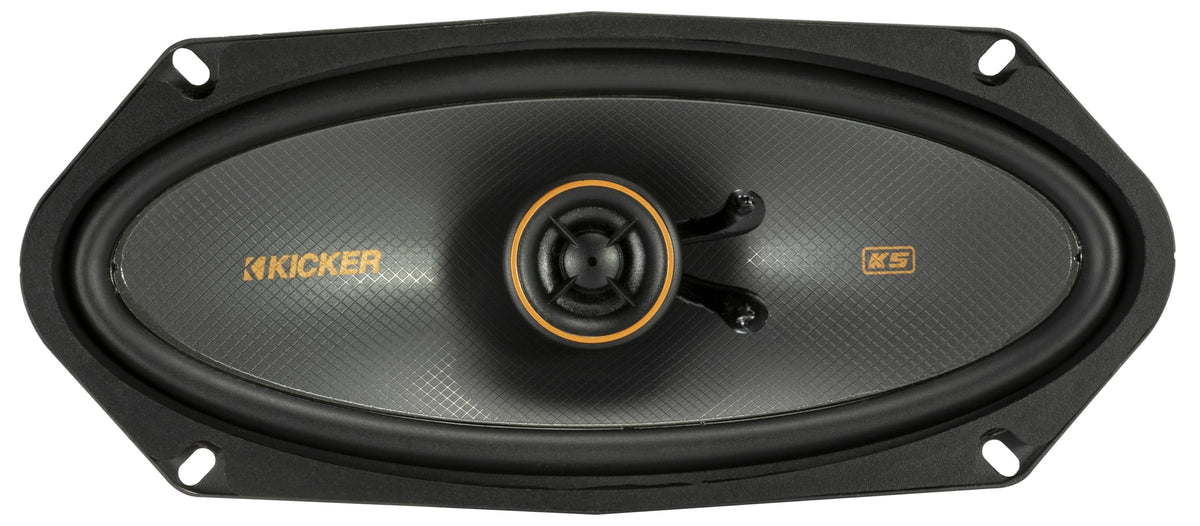 KICKER KS-Series 4x10 woofer cone with damped polypropylene for clarity