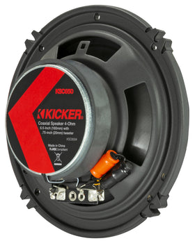 KICKER 51KSC6504 woofer detail close-up