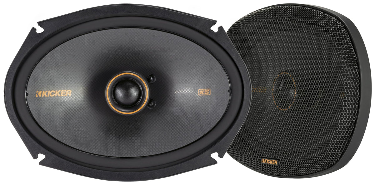 KICKER KS-Series 51KSC6904 front view shows compact, easy-to-install design