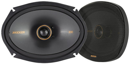 KICKER KS-Series 51KSC6904 front view shows compact, easy-to-install design