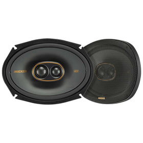 KICKER 51KSC69304 6x9 coaxial speakers deliver clear mids and punchy bass.