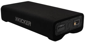 KICKER 51PTRTP12 built-in amp provides powerful, clean bass in compact spaces.