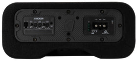 KICKER 51PTRTP12 interior-subwoofer optimized for airflow and punchy response.