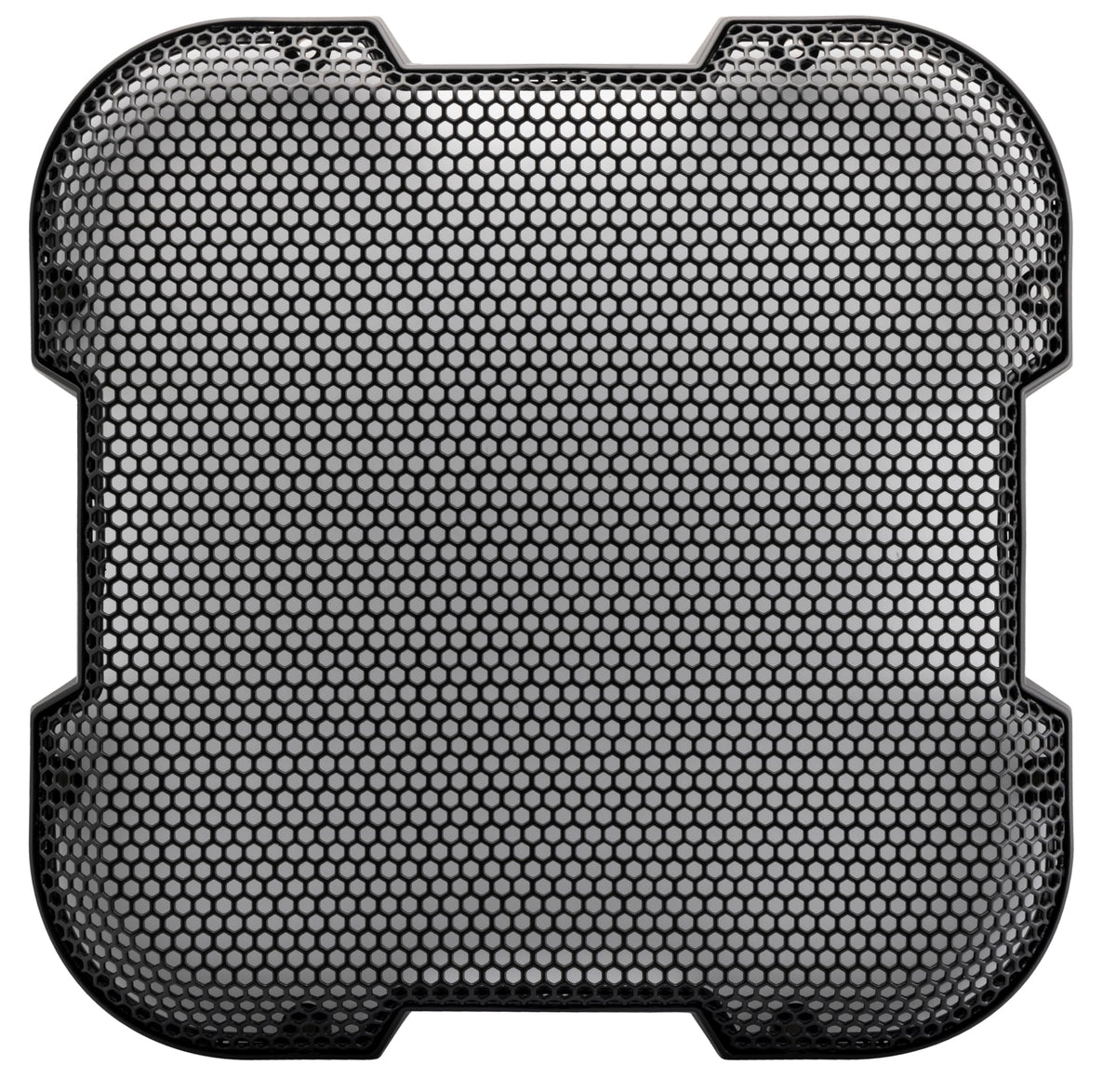 KICKER 52GL710 square mesh grille front view protects L7 subwoofers with rugged style.