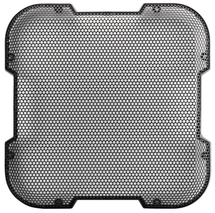 KICKER 52GL712 front grille showing square mesh and clean styling for protection