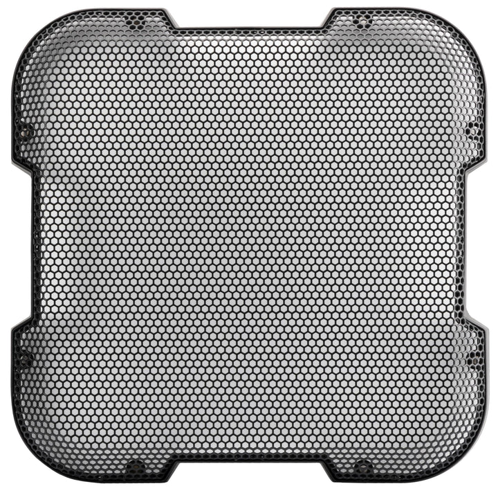 KICKER 52GL712 front grille showing square mesh and clean styling for protection