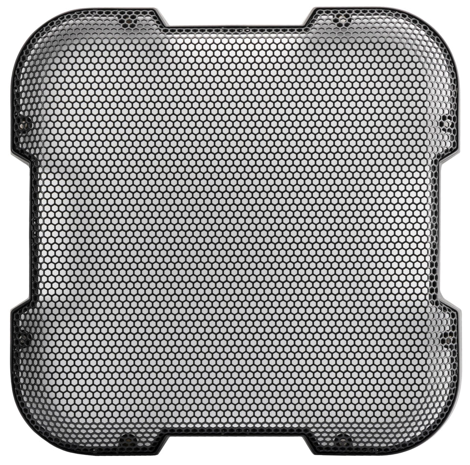 KICKER 52GL712 front grille showing square mesh and clean styling for protection
