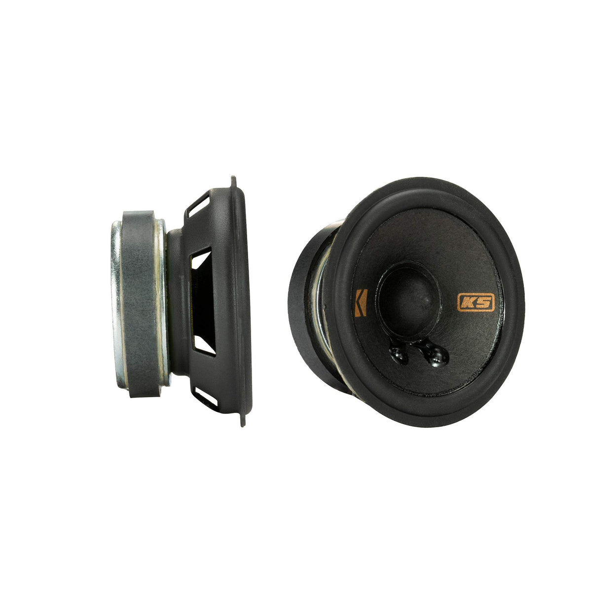 KICKER rear magnet and terminals showing durable connections and reliability