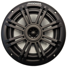 KICKER BKM604W cone detail showing UV-treated, weather-ready construction for boats
