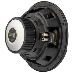 KICKER CompC 10 vent slots aid stay-cool operation.