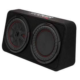 KICKER CompRT compact MDF enclosure with sturdy construction for versatile mounting