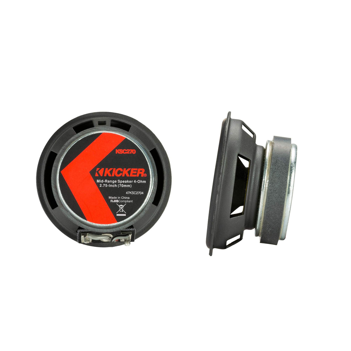 KICKER crossover close-up showing updated components for smoother response