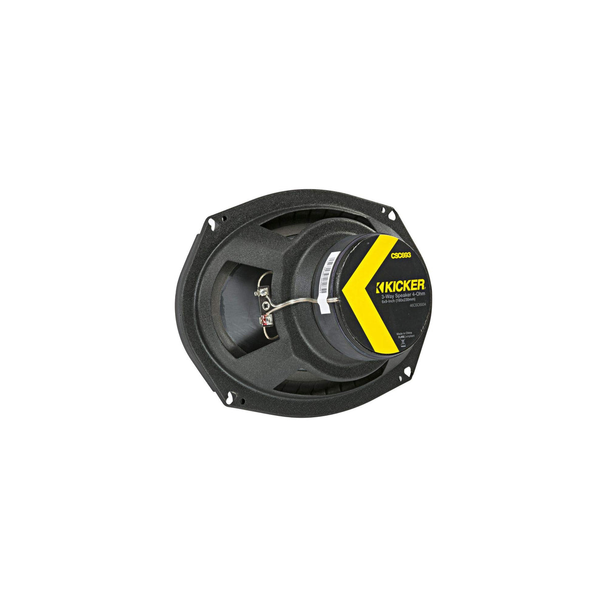 KICKER CS Series woofer assembly delivers tight midrange and bass
