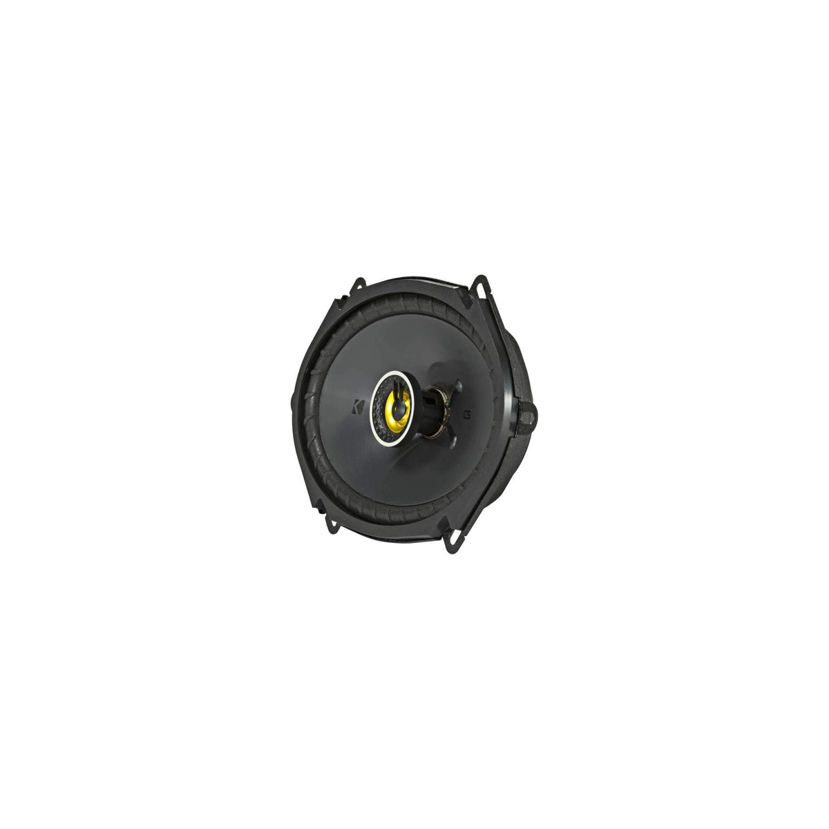KICKER CSC68 installed in dash area demonstrates low-profile fit