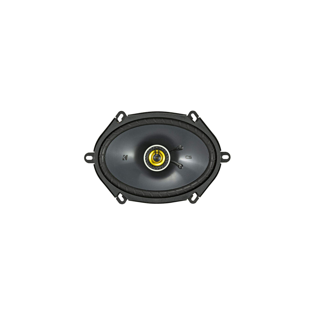 KICKER CSC68 UV-treated poly-foam surround demonstrates heat and sun resistance