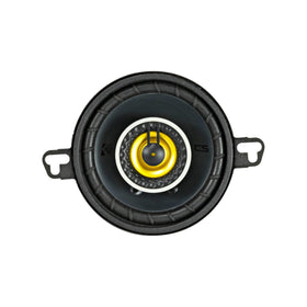 KICKER CSC35 cone texture detail illustrating polypropylene durability and balance