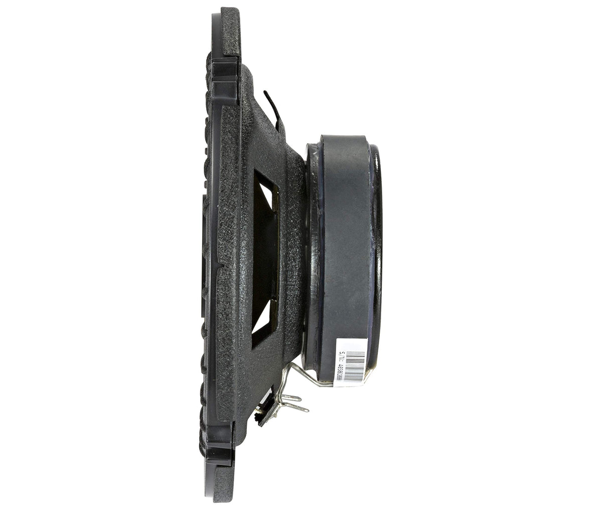 KICKER CSC65 mounting depth graphic illustrating versatile car fit.