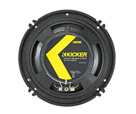 KICKER CSC65 pair in packaging signals value and readiness to install.