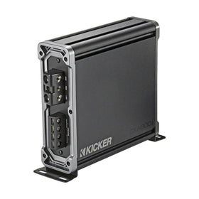 KICKER CXA8001 back panel connections emphasize simple wiring paths