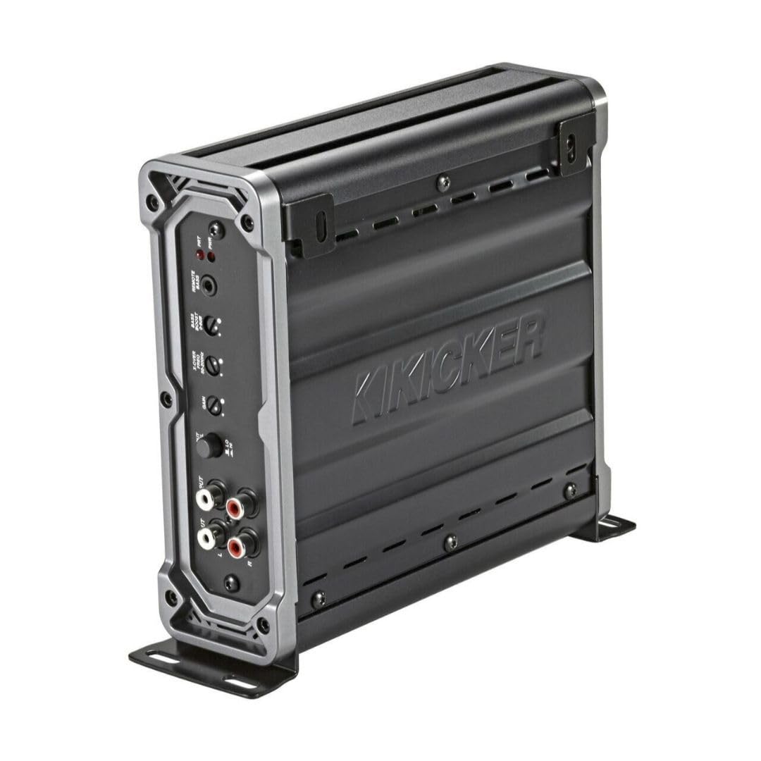KICKER CXA8001 heat-sink design indicates durable performance under use