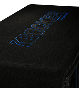 KICKER DL7S122 car installation ready for trunk mounting