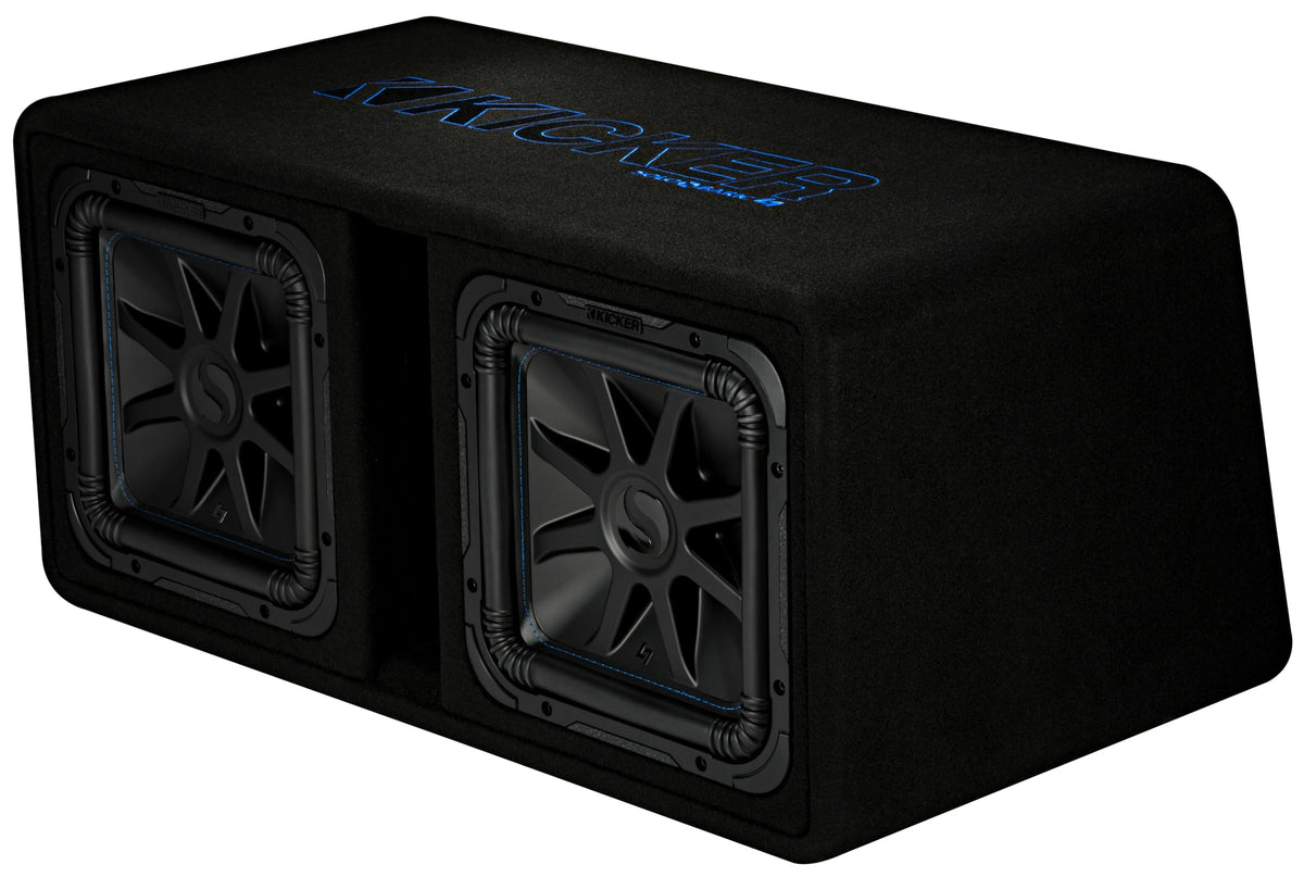 KICKER DL7S122 heavy internal bracing ensures durable, tight bass during use