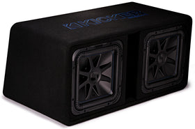 KICKER DL7S122 single 2-ohm terminal simplifies wiring and setup