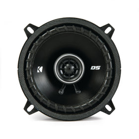 KICKER DS Series voice coil image highlights extended VC for efficiency