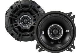 KICKER DSC40 front view: compact 4-inch coaxial speakers ready for upgrade