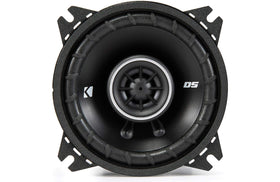 KICKER DSC40 packaging contents: pair of 4-inch coaxial speakers included