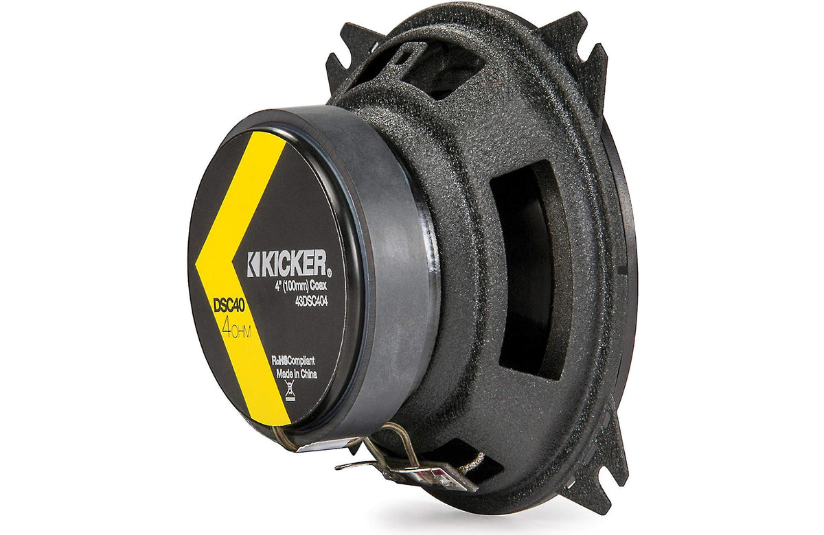 KICKER DSC40 terminal back with simple wiring for reliable connections