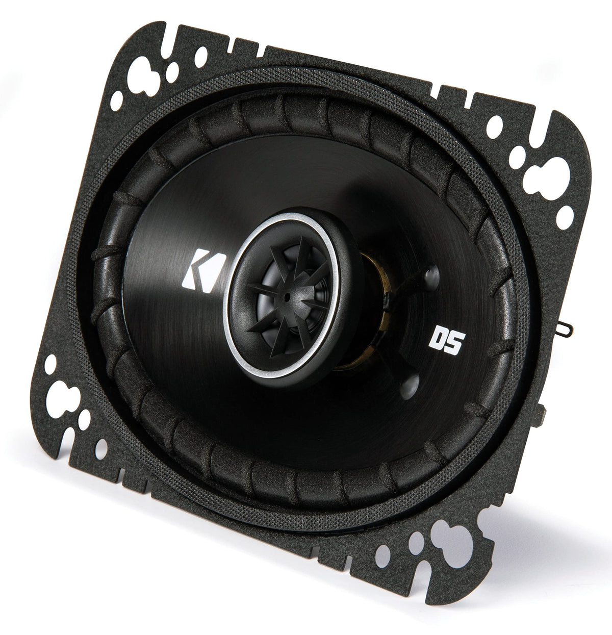 KICKER DSC460 frequency range graphic illustrating 50 Hz–20 kHz