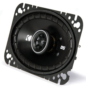KICKER DSC460 frequency range graphic illustrating 50 Hz–20 kHz