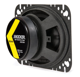 KICKER DSC460 side view showing compact 4x6-inch form factor
