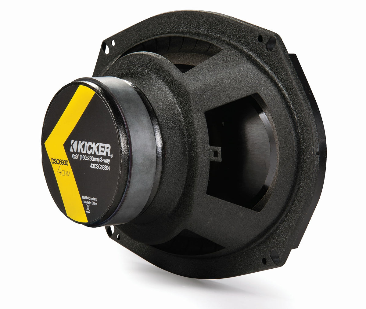 KICKER DSC6930 in-car installation example for upgraded sound