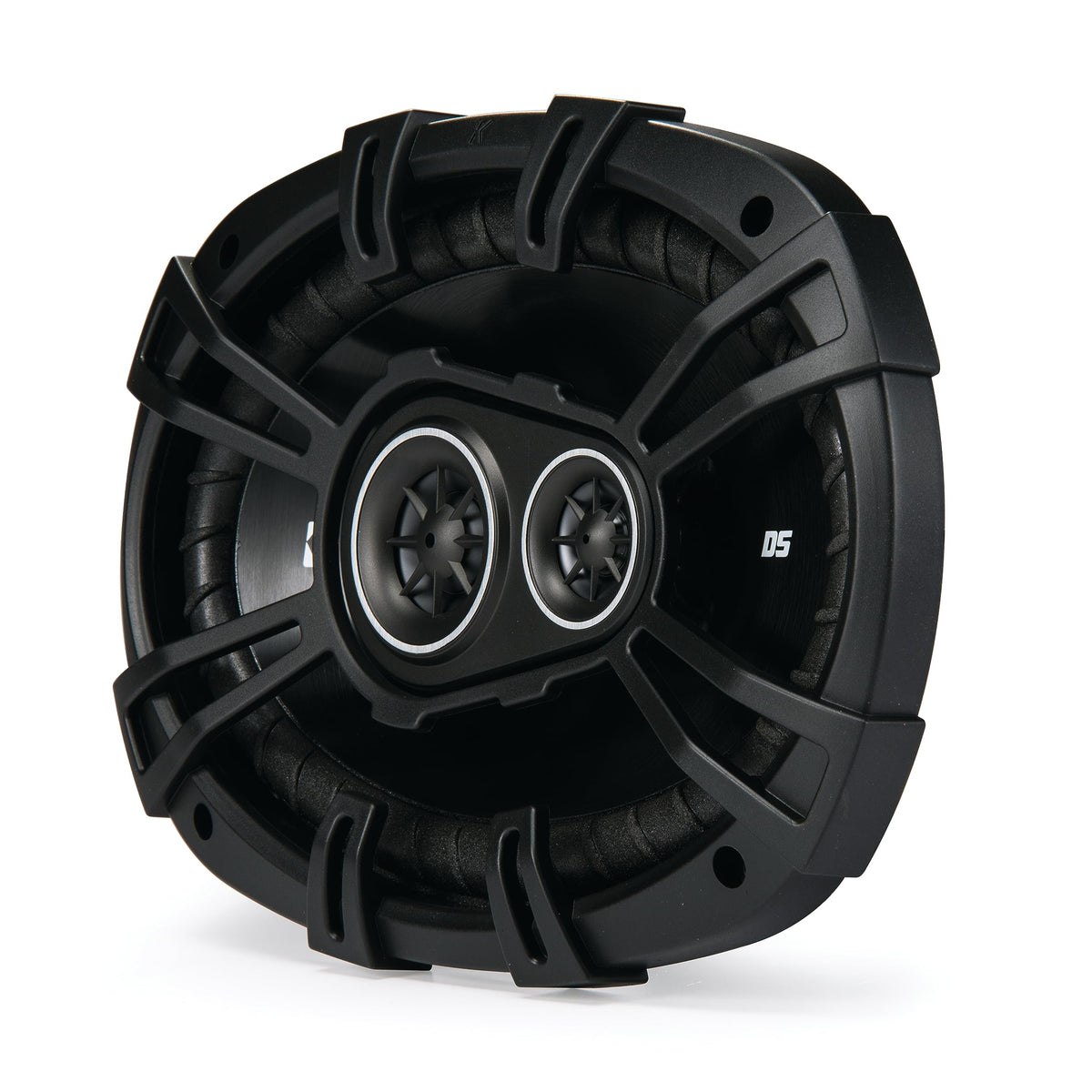 KICKER DSC6930 magnet view highlighting sturdy construction and 4-ohm design