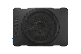 KICKER HS10 remote control enabling bass tweaks without changing main volume.