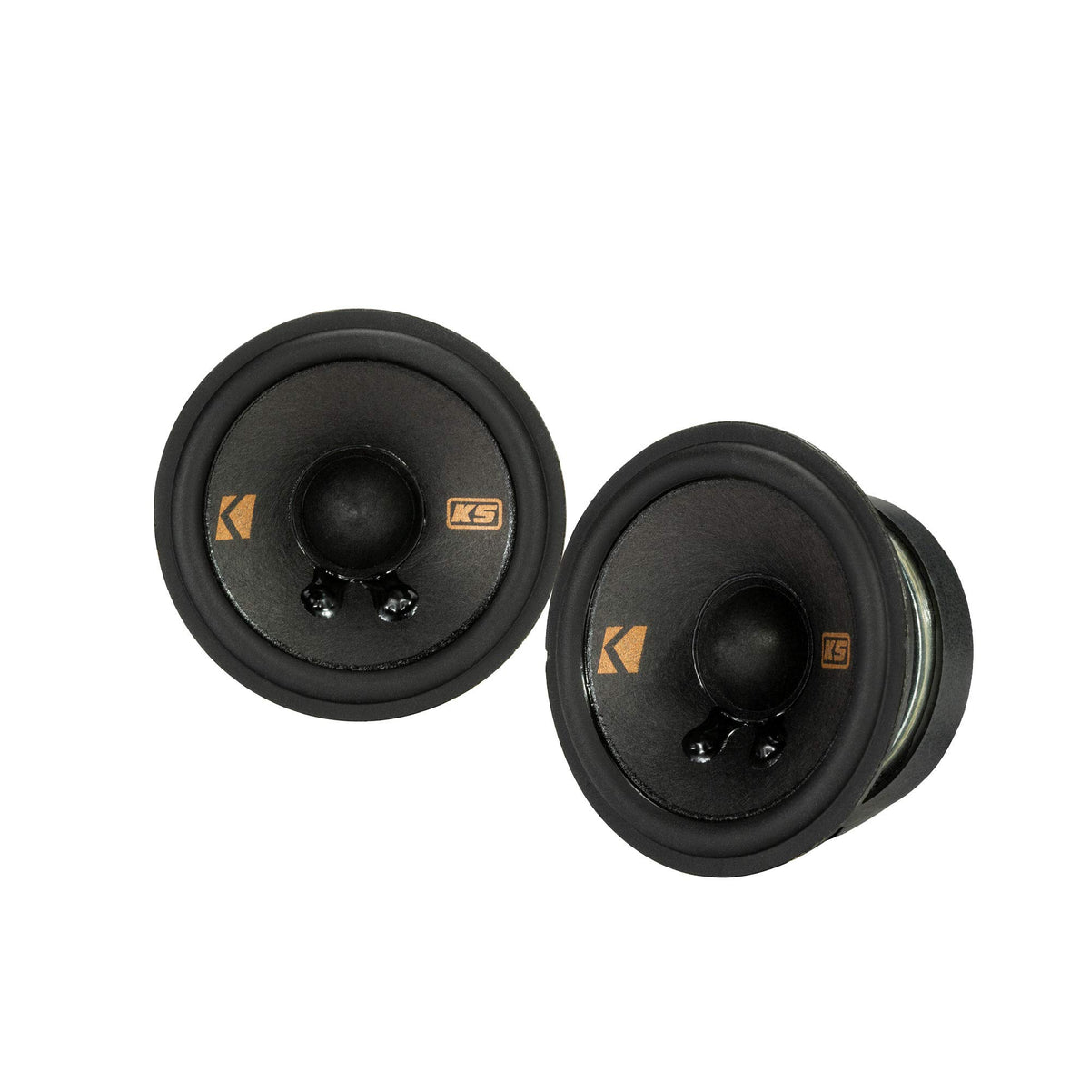KICKER installed in car door delivering better vocals and instrument clarity