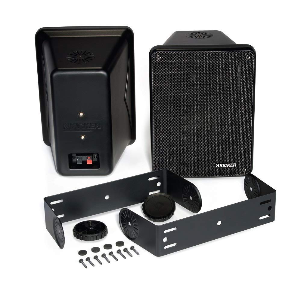 KICKER KB6 two 5-inch horn tweeters deliver crisp, wide-area highs