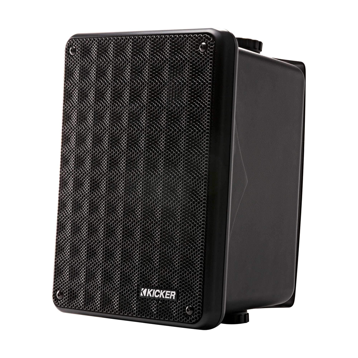 KICKER KB6B 6-5-inch woofer detail delivering clear, punchy bass.